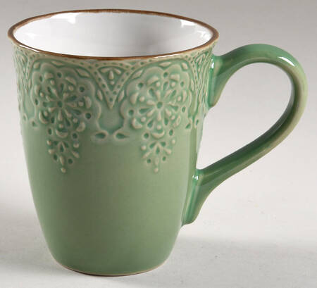French Lace Green Mug