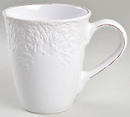 French Lace White Mug