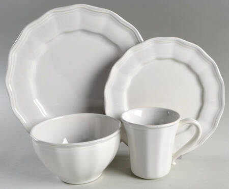 Charlotte White 4 Piece Place Setting