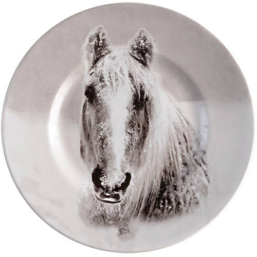 Snow Forest Accent Salad Plate