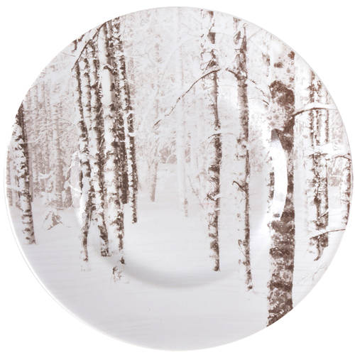 Snow Forest Salad Plate