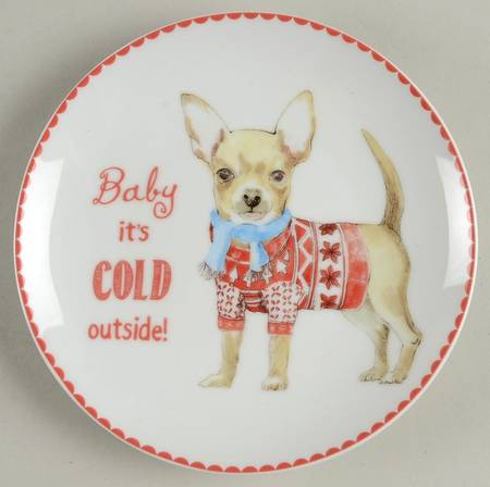 Sentiment Christmas Pup by Pier 1