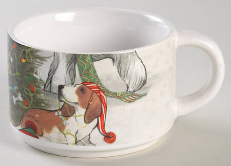 Park Avenue Puppies Christmas Tre Stackable Mug