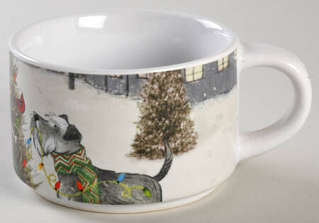 Park Avenue Puppies Christmas Tre Stackable Mug