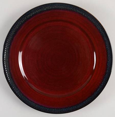 Crimson Reactive Dinner Plate