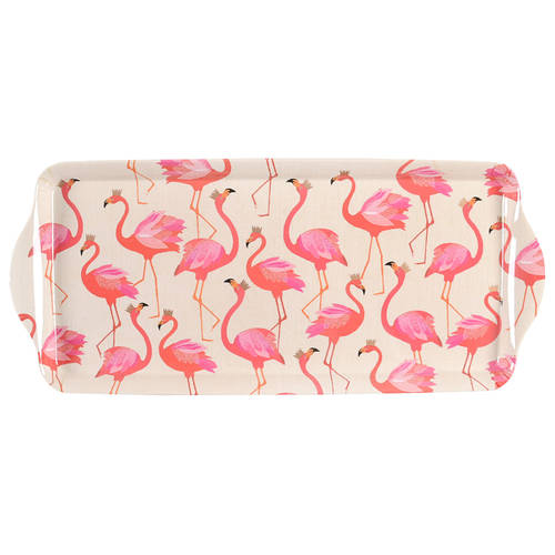 Flamingo 15" Melamine Sandwich Tray