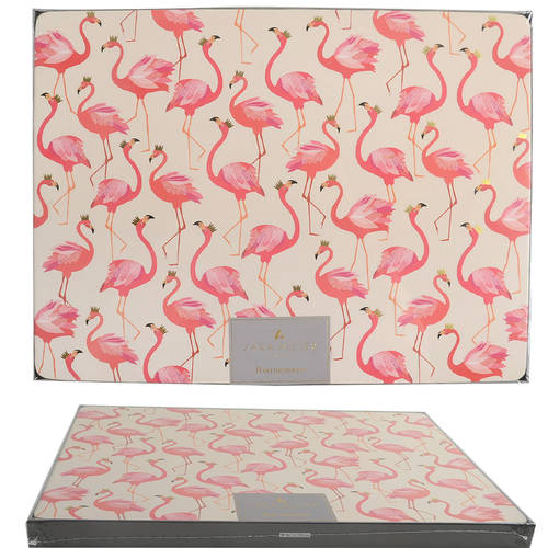 Flamingo Corkboard Placemat - Set of 4