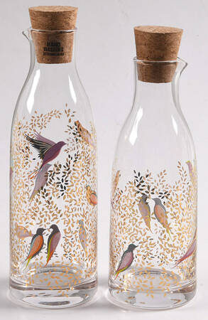 Chelsea Glassware Vinegar and Oil Set with Stoppers