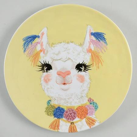 Desert Llama Salad Plate