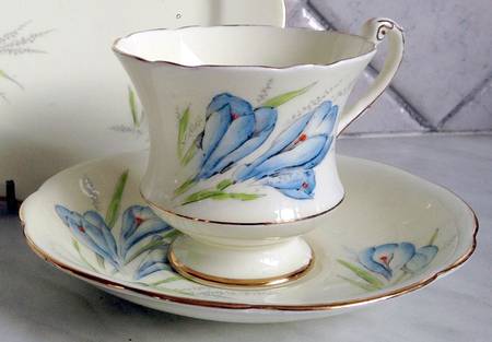 X2422 Footed Cup & Saucer Set