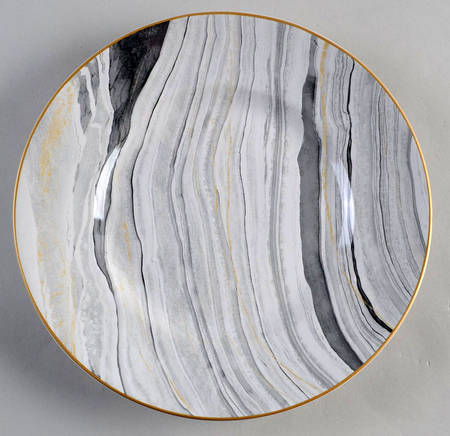 Katalla Bay Gray Salad Plate