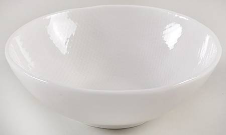 Cross Stitch White Individual Salad Bowl