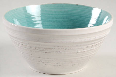 Midori Crackle Turquoise Soup/Cereal Bowl
