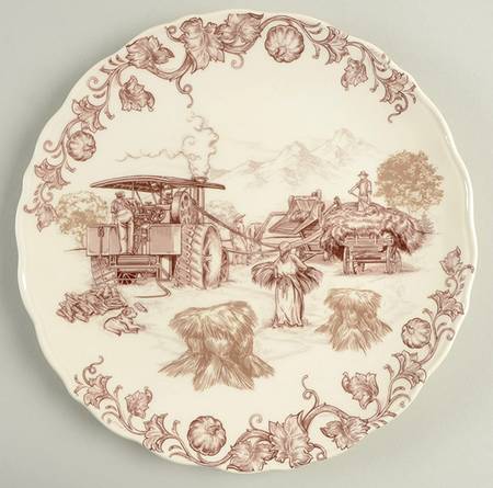 Harvest Village Salad Plate