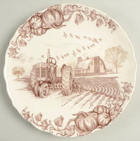 Harvest Village Salad Plate