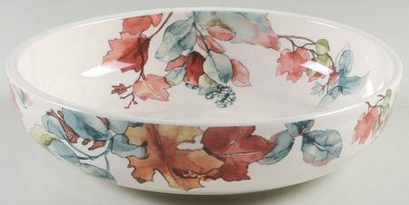 Waterbury Leaves Individual Dinner Bowl by Pier 1