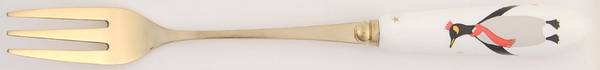 Penguins Individual Pastry Fork