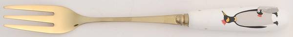Penguins Individual Pastry Fork
