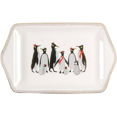 Penguins 12" Dessert Tray