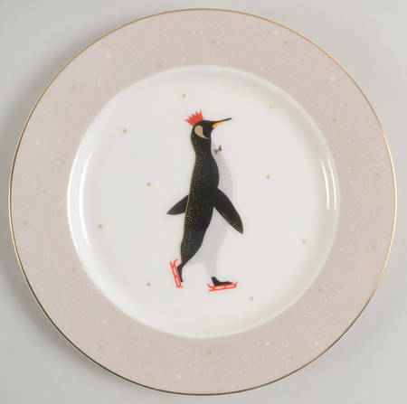 Penguins Salad/Dessert Plate by Portmeirion