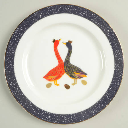 Geese Salad/Dessert Plate