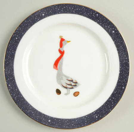 Geese Salad/Dessert Plate