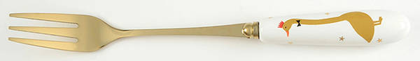 Geese Individual Pastry Fork