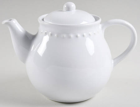 Emma True White Teapot & Lid