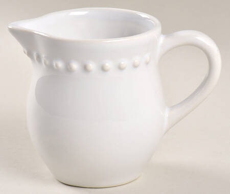 Emma True White Creamer