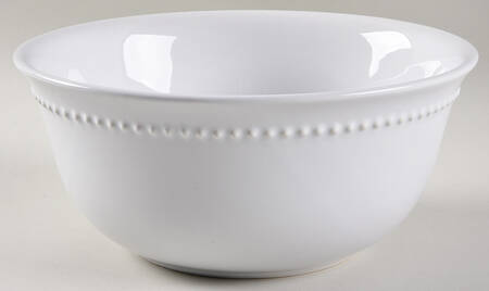 Emma True White 10" Round Vegetable Bowl