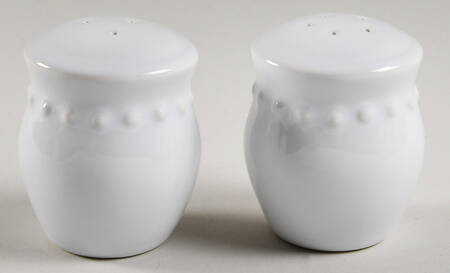 Emma True White Salt & Pepper Set