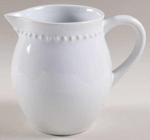 Emma True White 48 Oz Pitcher by Pottery Barn China