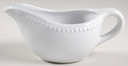 Emma True White Gravy Boat