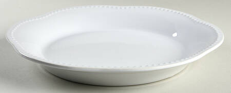 Emma True White Chop Plate (Round Platter)