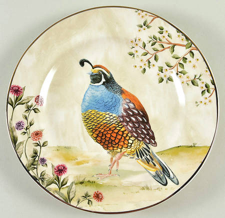 Botanical Harvest Salad Plate