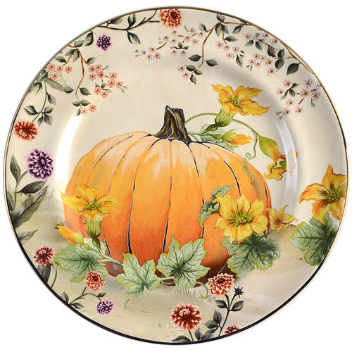 Botanical Harvest Salad Plate