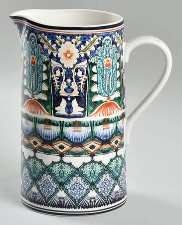 Mezze Blue 38 Oz Pitcher