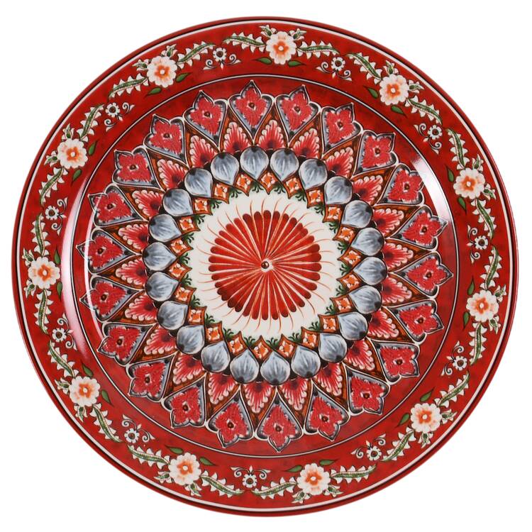 Mezze Red Dinner Plate by Pottery Barn China