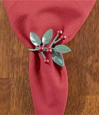 Simply Holly Napkin Ring