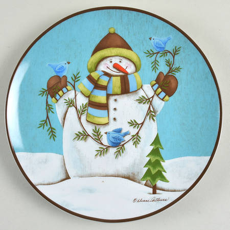 Evergreen Ernie Salad Plate