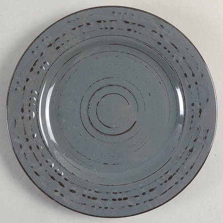 Trellis Gray Salad Plate