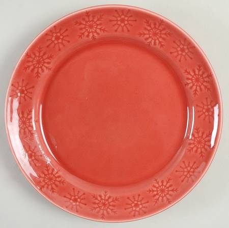 PMZ44 Red Salad Plate