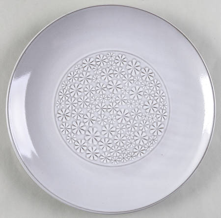 Blossom White Salad Plate