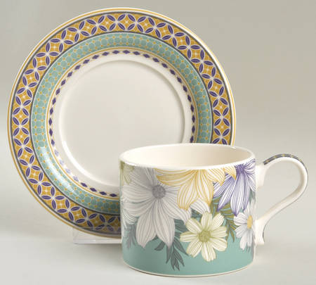 Atrium Flat Cup & Saucer Set