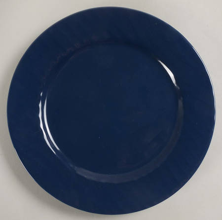Navy Oak Salad Plate