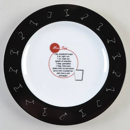 Retro Bar Salad Plate