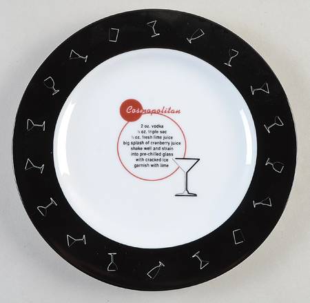 Retro Bar Salad Plate