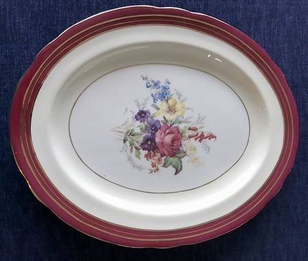 Z277-4 12" Oval Serving Platter