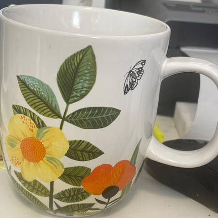 Modern Floral Mug