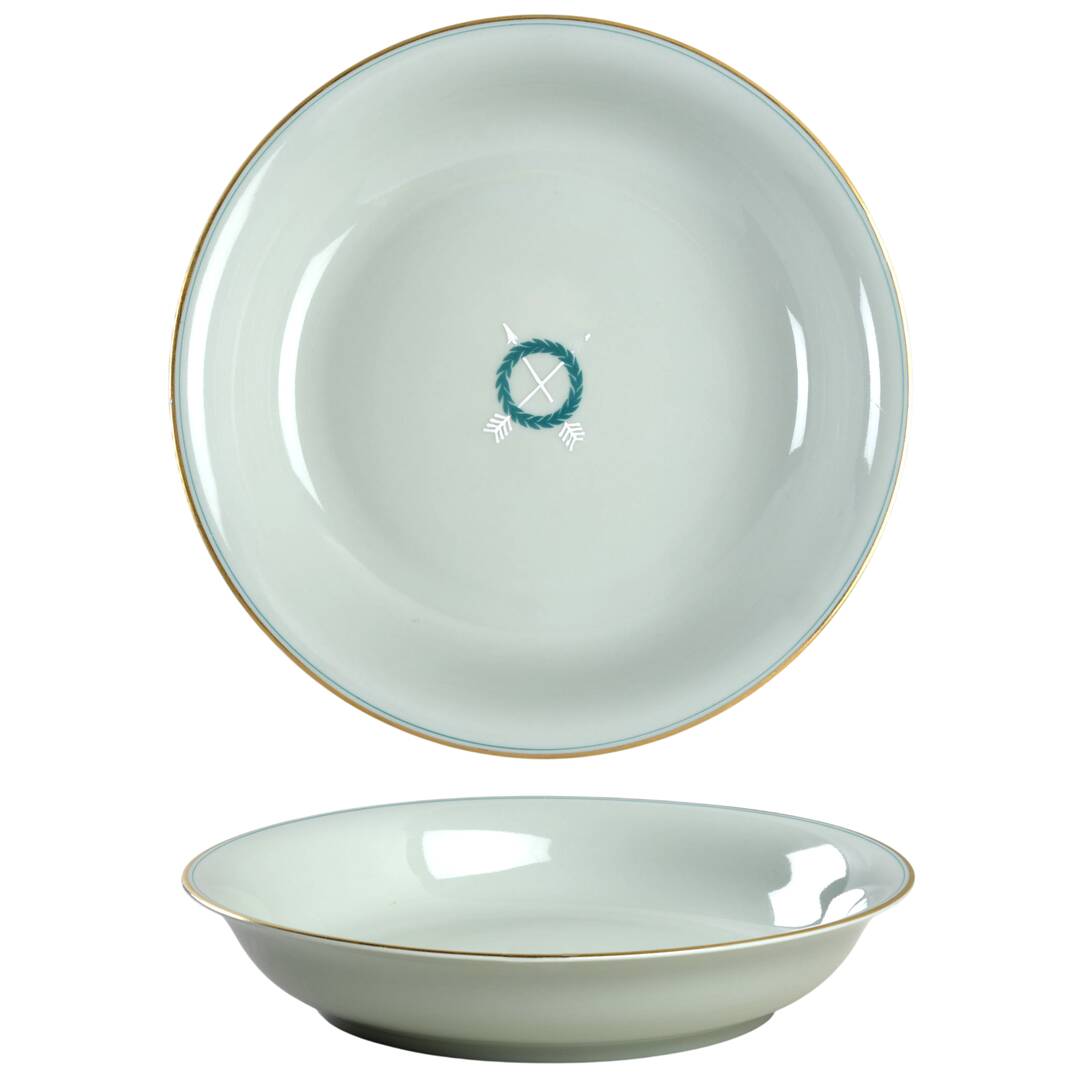 9127 Green Coupe Soup Bowl
